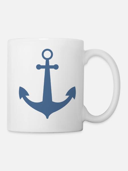 Anker - Tasse - Weiß