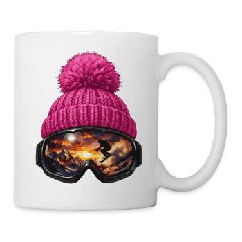 Apres Ski Lustige Sprüche Niedlich Party Geschenk - Tasse - Weiß - Rechts