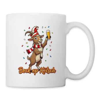 Bock op Kölsch - Cologne Carnival Ziegenbock - Mug - white - Right