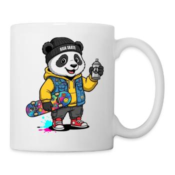 Asia Panda Skate Crew - Mug - white - Right