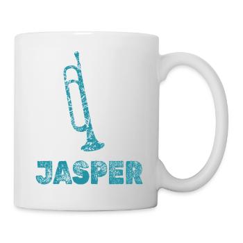 Jasper als Blasmusik - Tasse - Weiß - Rechts
