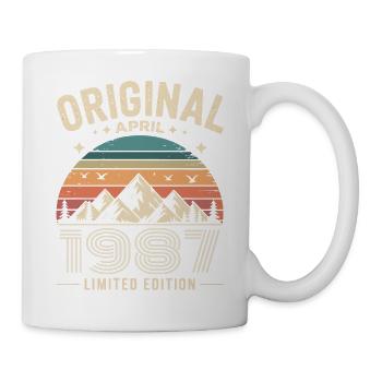 février 1987 – Légende des sommets et montagnes - Mug blanc - blanc - Droite