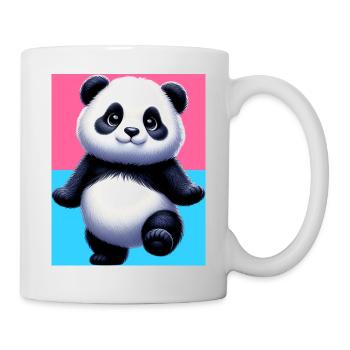 Panda - Tasse - Weiß - Rechts