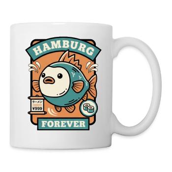 Hamburger Fischkopf from Hamburg - Mug - white - Right