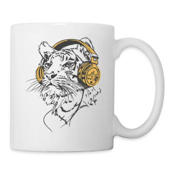 Tiger_Vibes - Tasse - Weiß - Rechts