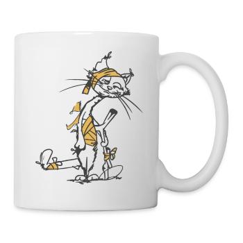 Resilient_Cat - Tasse - Weiß - Rechts