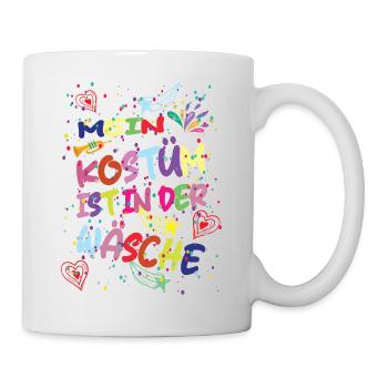Mon costume est dans la blanchisserie Carnaval Carnaval - Mug blanc - blanc - Droite