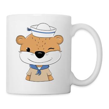 Loutre Marin - Mug blanc - blanc - Droite