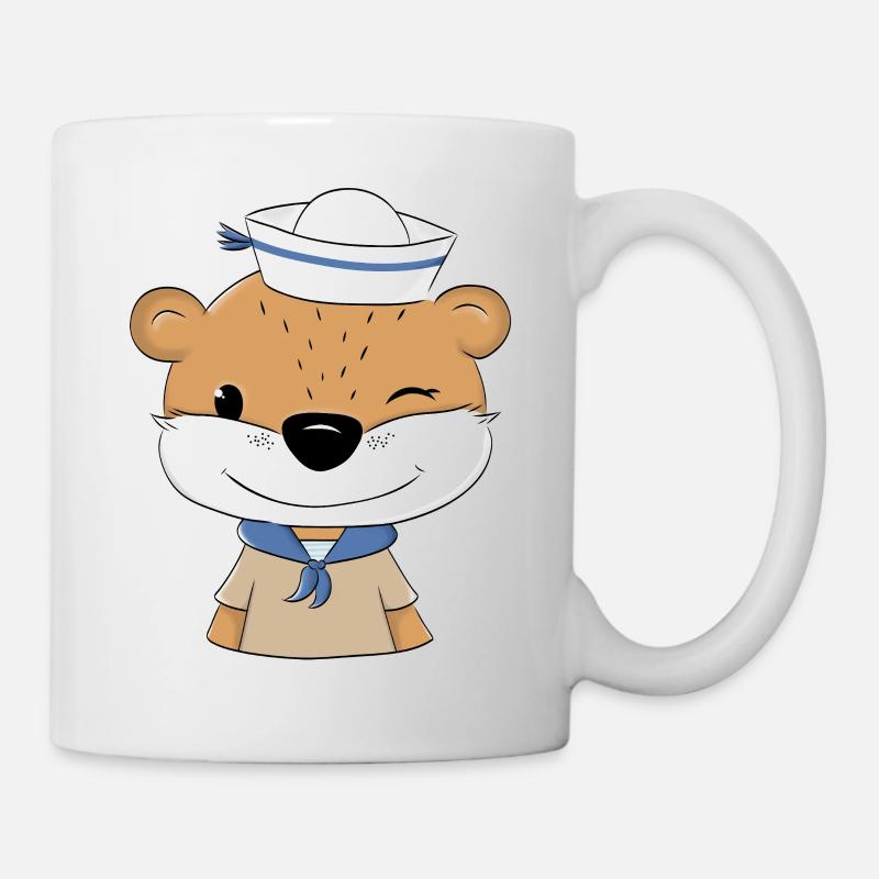 Loutre Marin - Mug blanc - blanc