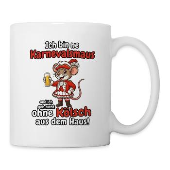 Carnival Mouse - Funkenmariechen , Cologne Girls - Mug - white - Right