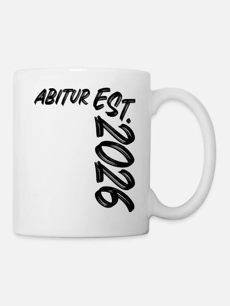 Abitur Est 2026 - Tasse - Weiß