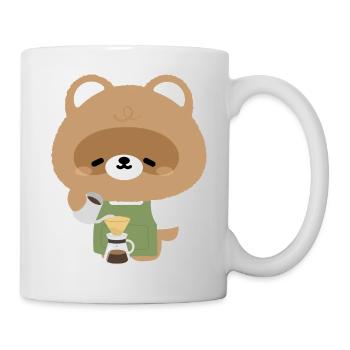 Beaver Barista Cozy Brew - Mug - white - Right