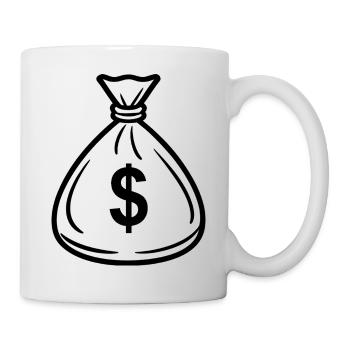 Geldbeutel - Tasse - Weiß - Rechts
