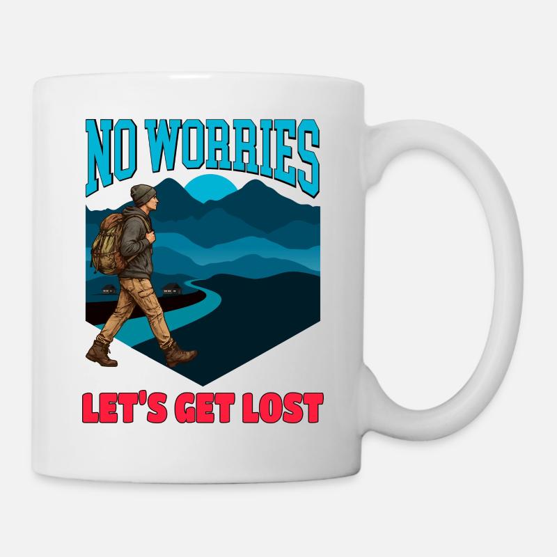 No Worries, Lets Get Lost - Mug - white