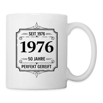 Millésime 1976 – 50 ans parfaitement maturé - Mug blanc - blanc - Droite