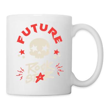 future rock star bébé RocknRoll Music Rock - Tasse - Weiß - Rechts