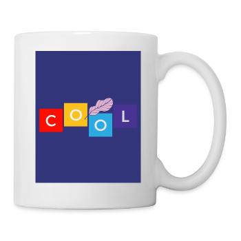 COOL. ZEN. BLATT. NATUR. ÖKOLOGIE. ORGANISCH. BAUM. - Tasse - Weiß - Rechts