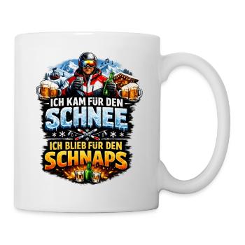 Après Ski Party Outfit - Tasse - Weiß - Rechts