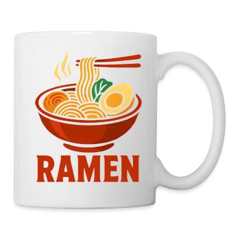 Ramen Noodle Bowl Illustration - Mug - white - Right