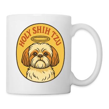 Holy Shih Tzu Halo Badge - Mug - white - Right