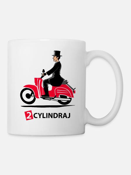 2 CYLINDRAJ - colourful - - Tasse - Weiß