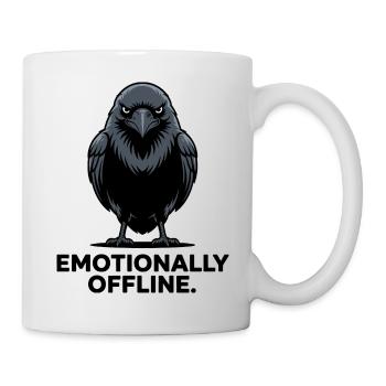 Raven Emotions: Offline Attitude Design - Mug - white - Right