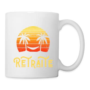 Rückzug 2026, Legende und Freiheit - Tasse - Weiß - Rechts