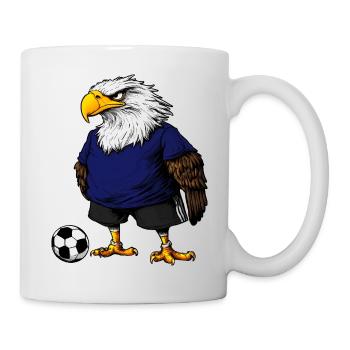 Eagle Soccer Bird - Mug - white - Right