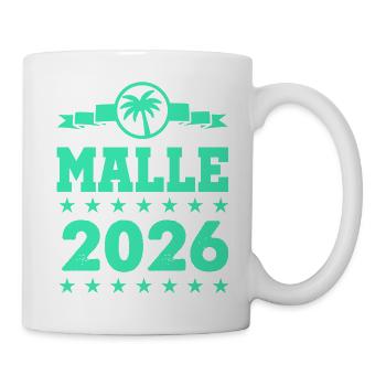 Flair de palmiers Majorque 2026 - Mug blanc - blanc - Droite