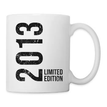 Jahrgang 2013 – 13 Jahre Spaß-Shirt - Tasse - Weiß - Rechts