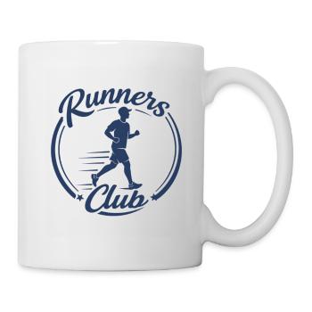 Runners Club Laufsport Logo - Tasse - Weiß - Rechts