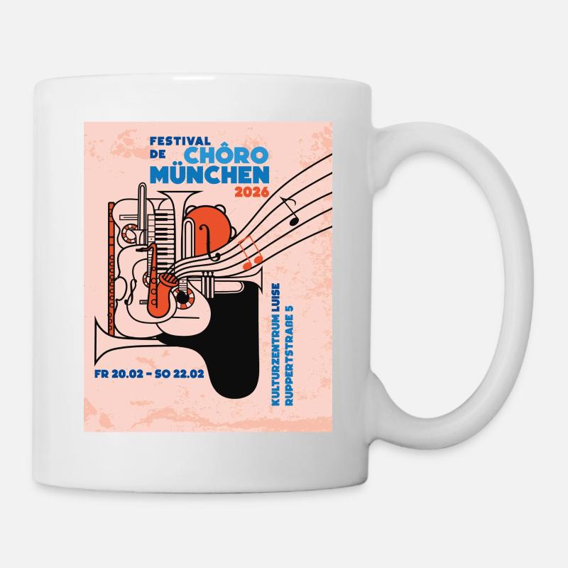Festival de Chôro Munich 2026 - Mug blanc - blanc