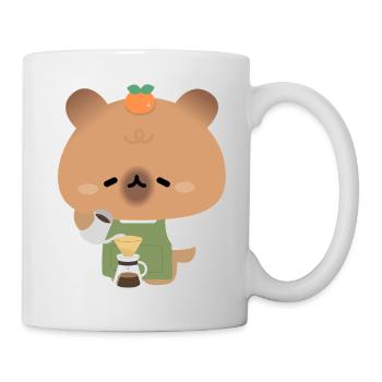 Capybara Barista Brew - Mug - white - Right