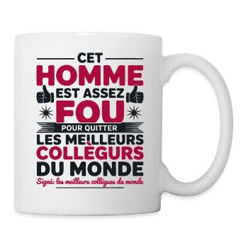 Departure Co-worker New Job Retirement - Mug - white - Right