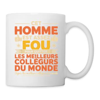 Departure Co-worker New Job Retirement - Mug - white - Right