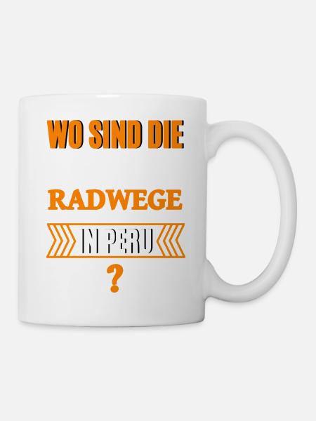 Witziger Spruch Politik - Tasse - Weiß