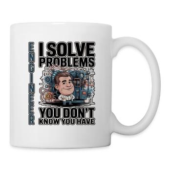 Ingenieur – Für leichte Hintergründe - Tasse - Weiß - Rechts