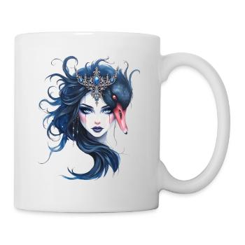 Blue Queen with Swan - Mug - white - Right