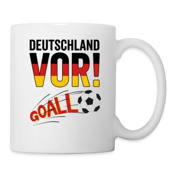 GOALLL! Deutschland Fan-Design 2026 - Tasse - Weiß - Rechts