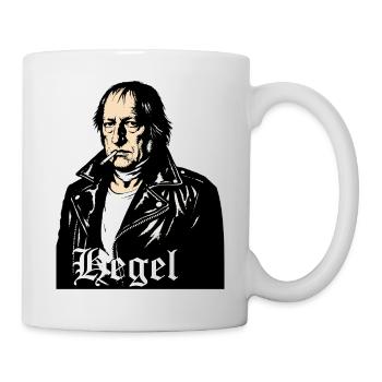 Hegel Philosopher Rebel Portrait - Mug - white - Right