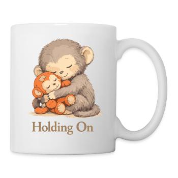 Anxious Monkey Plush Toy Solace - Mug - white - Right