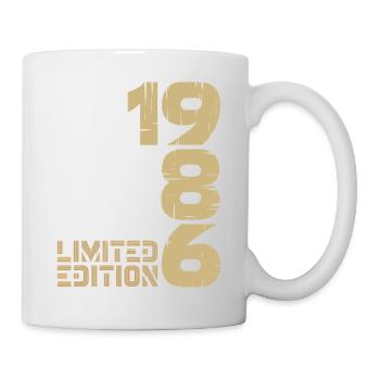 1986 Limited Edition Schriftzug 40. Geburtstag - Tasse - Weiß - Rechts