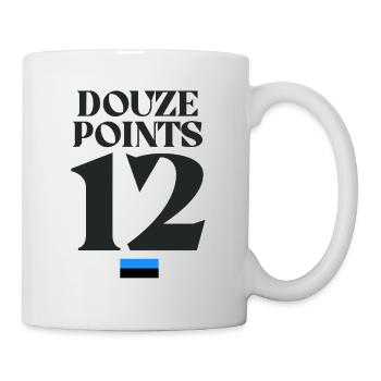 Zwölf Punkte Eurovision Estland - Tasse - Weiß - Rechts