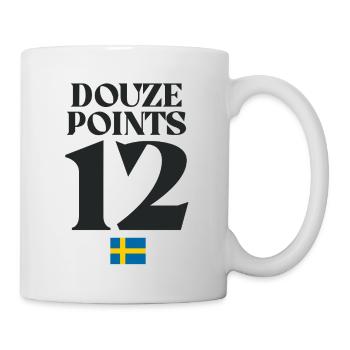 Zwölf Punkte Schweden Eurovision - Tasse - Weiß - Rechts
