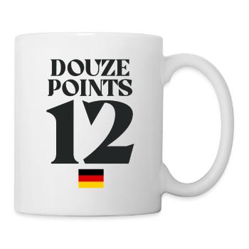 Dutzend Punkte 12 Deutschland Eurovision - Tasse - Weiß - Rechts