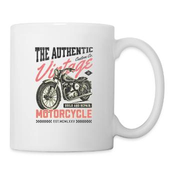 Authentic Vintage Motorcycle - Mug - white - Right
