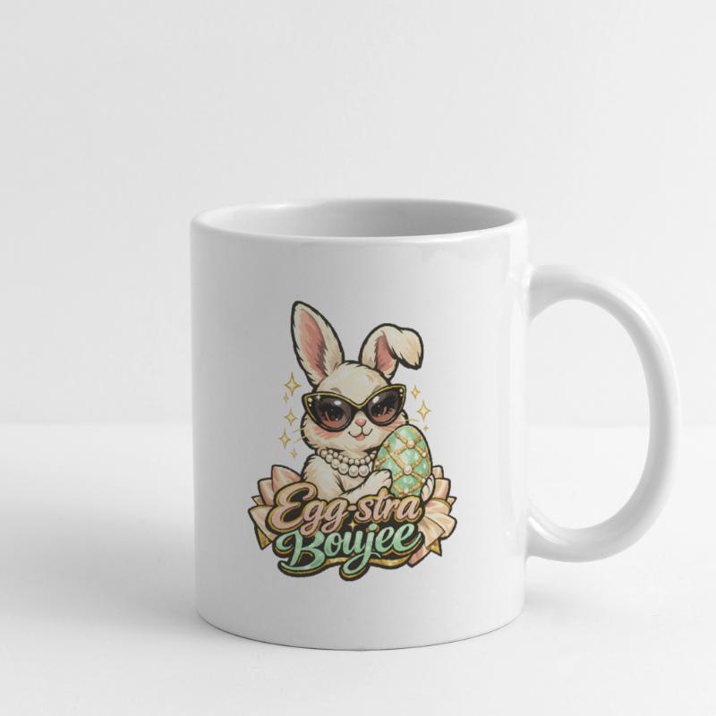 Egg-stra Boujee Easter Bunny Easter Mug