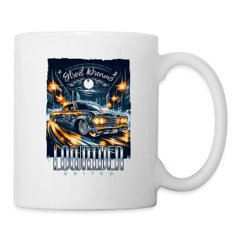 Street Dream Lowrider-Nächte - Tasse - Weiß - Rechts