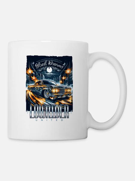 Street Dream Lowrider-Nächte - Tasse - Weiß
