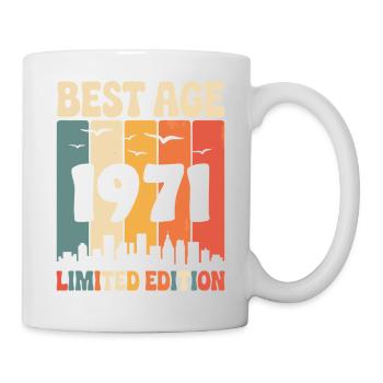 1971 Retro Geburtstag 1971 Vintage 1971 - Tasse - Weiß - Rechts